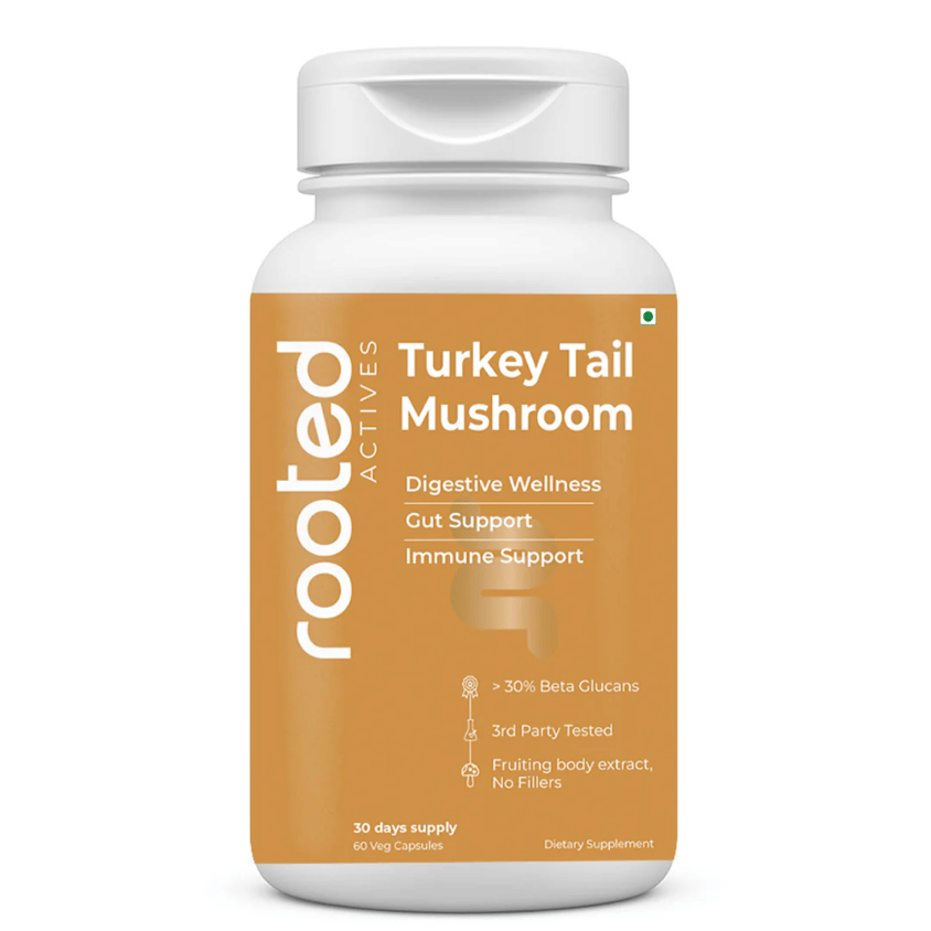 Turkey Tail Mushroom Extract Capsules