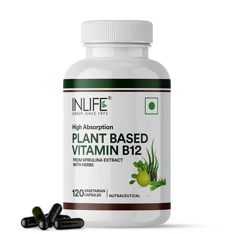 Plant-Based Vitamin B12 Supplement,Capsules