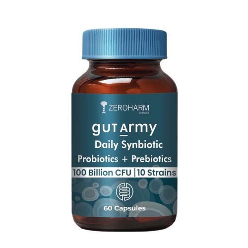 Gut Army Prebiotic & Probiotic Capsules 